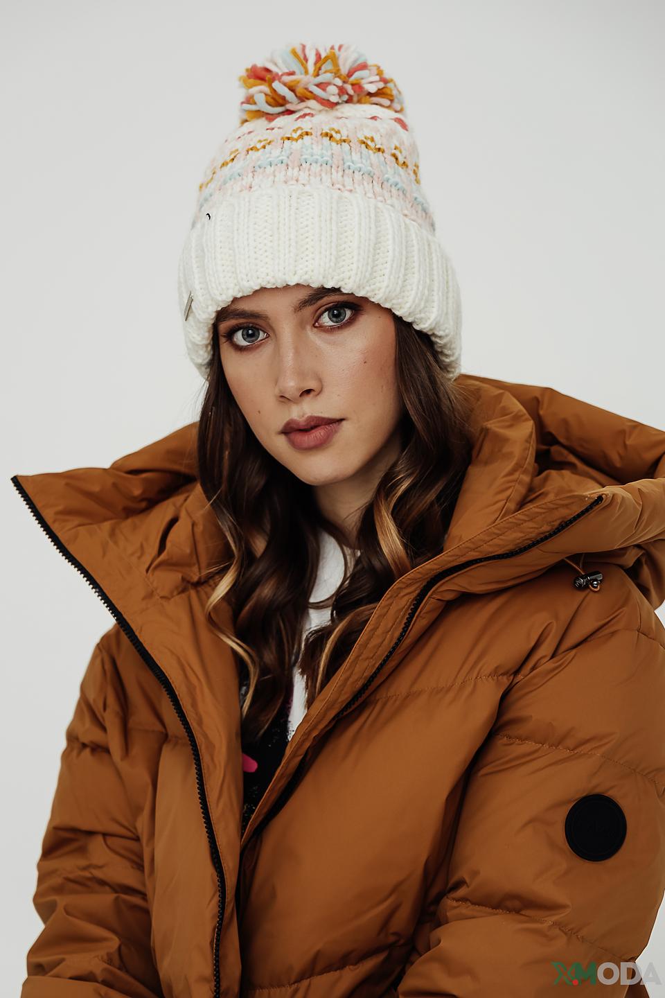 Шапка Seeberger с помпоном