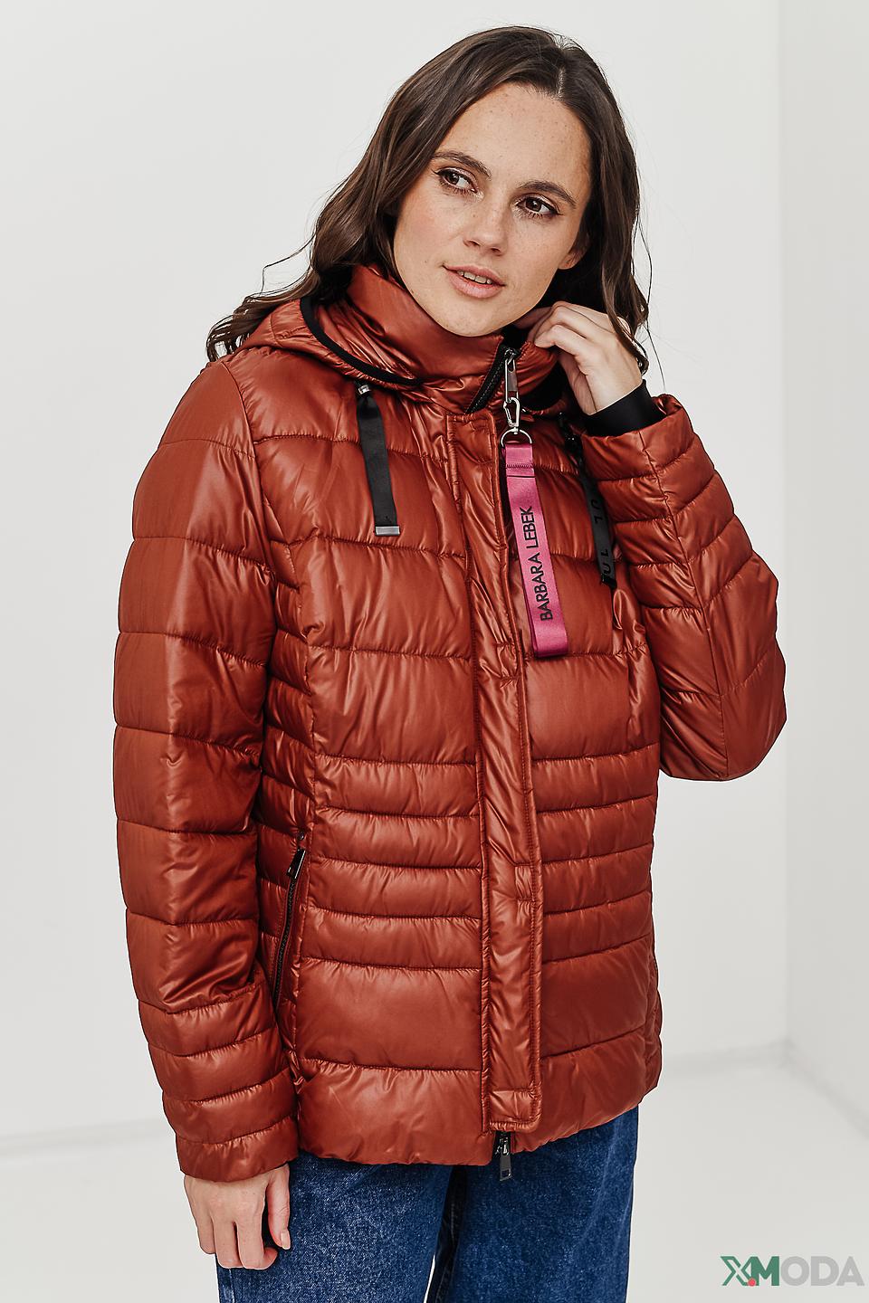 Куртка Lebek стеганая терракотовая