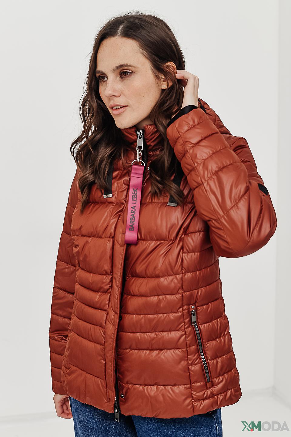 Куртка Lebek стеганая терракотовая