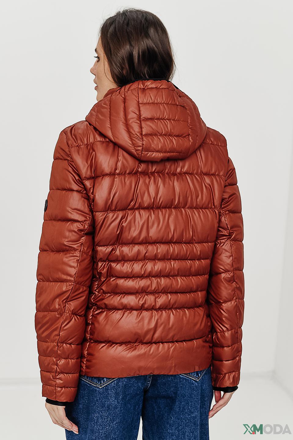 Куртка Lebek стеганая терракотовая