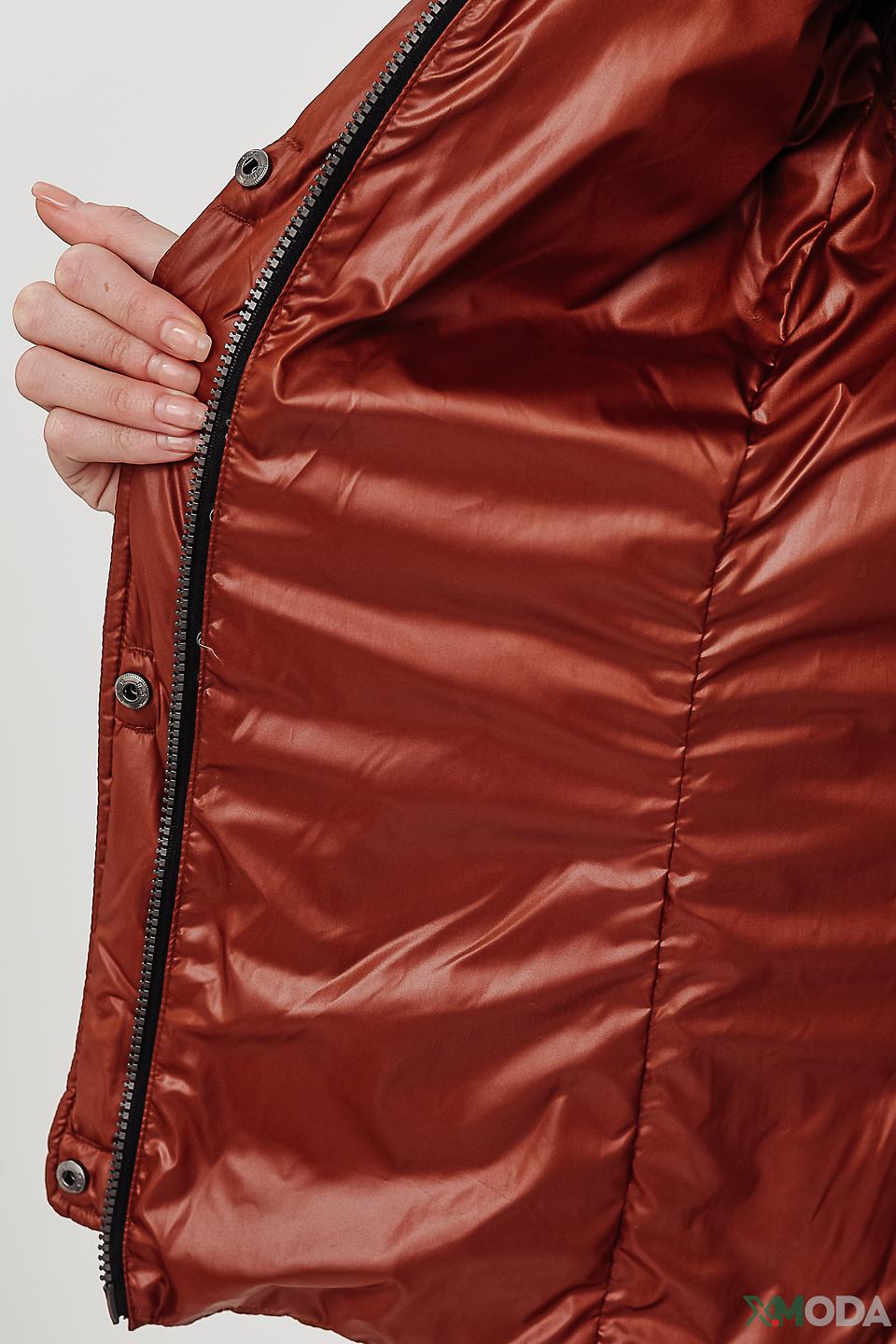 Куртка Lebek стеганая терракотовая