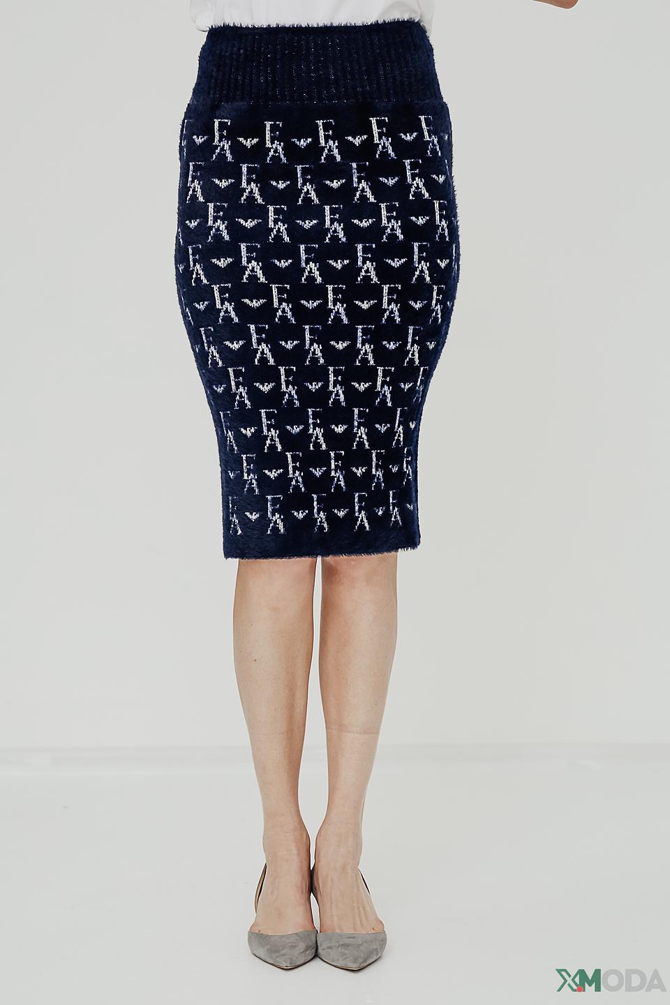 Юбка Emporio Armani с принтом