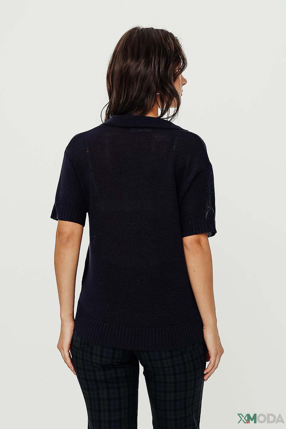 Пуловер Bianca с воротником