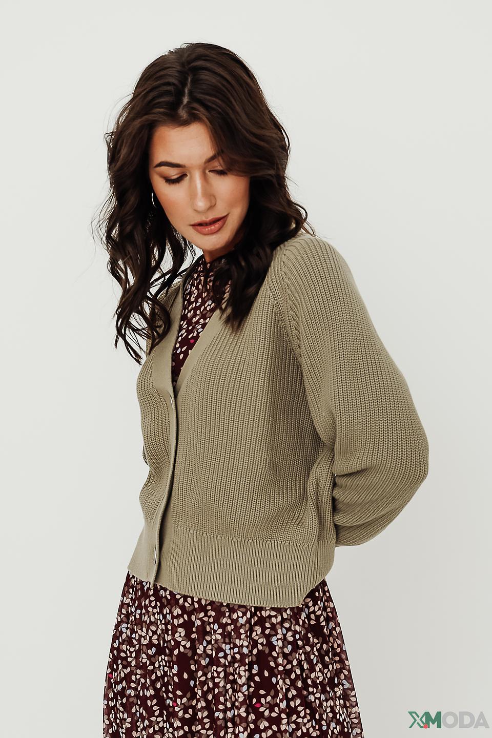 Кардиган Taifun оливковый