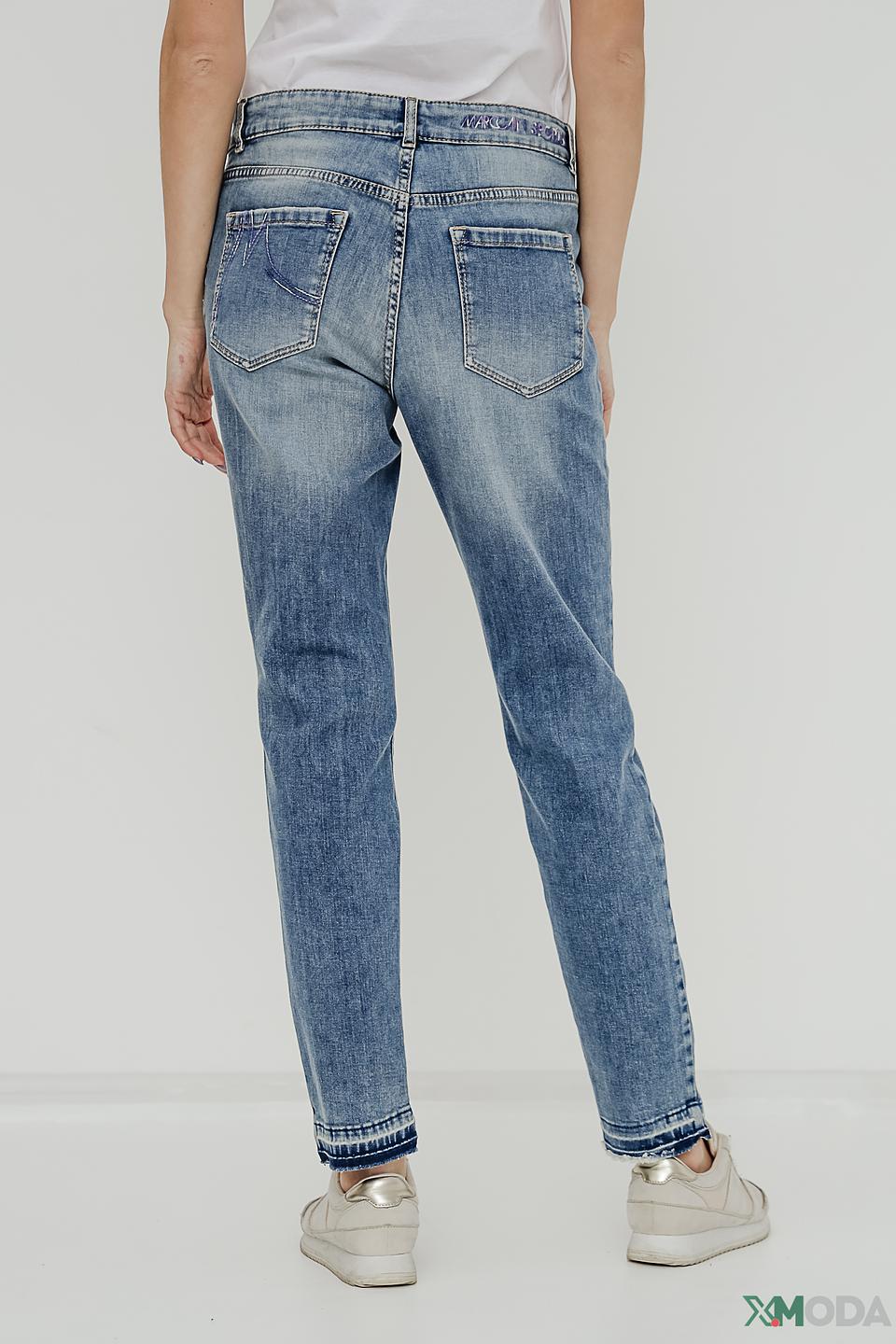 Джинсы Marc Cain потертые голубые
