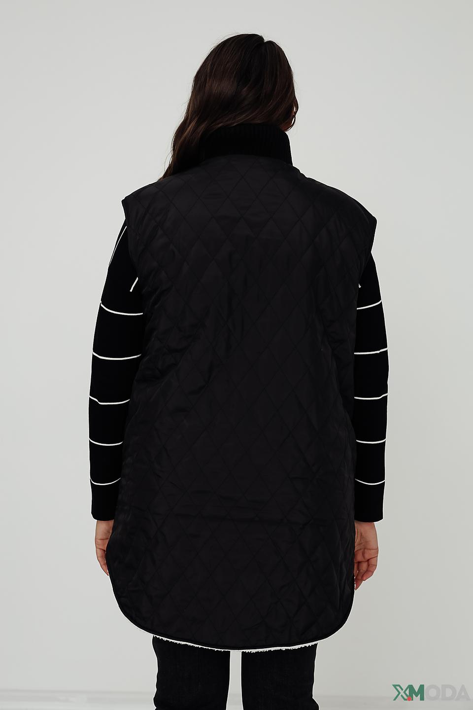 Жилет Samoon стеганый черный