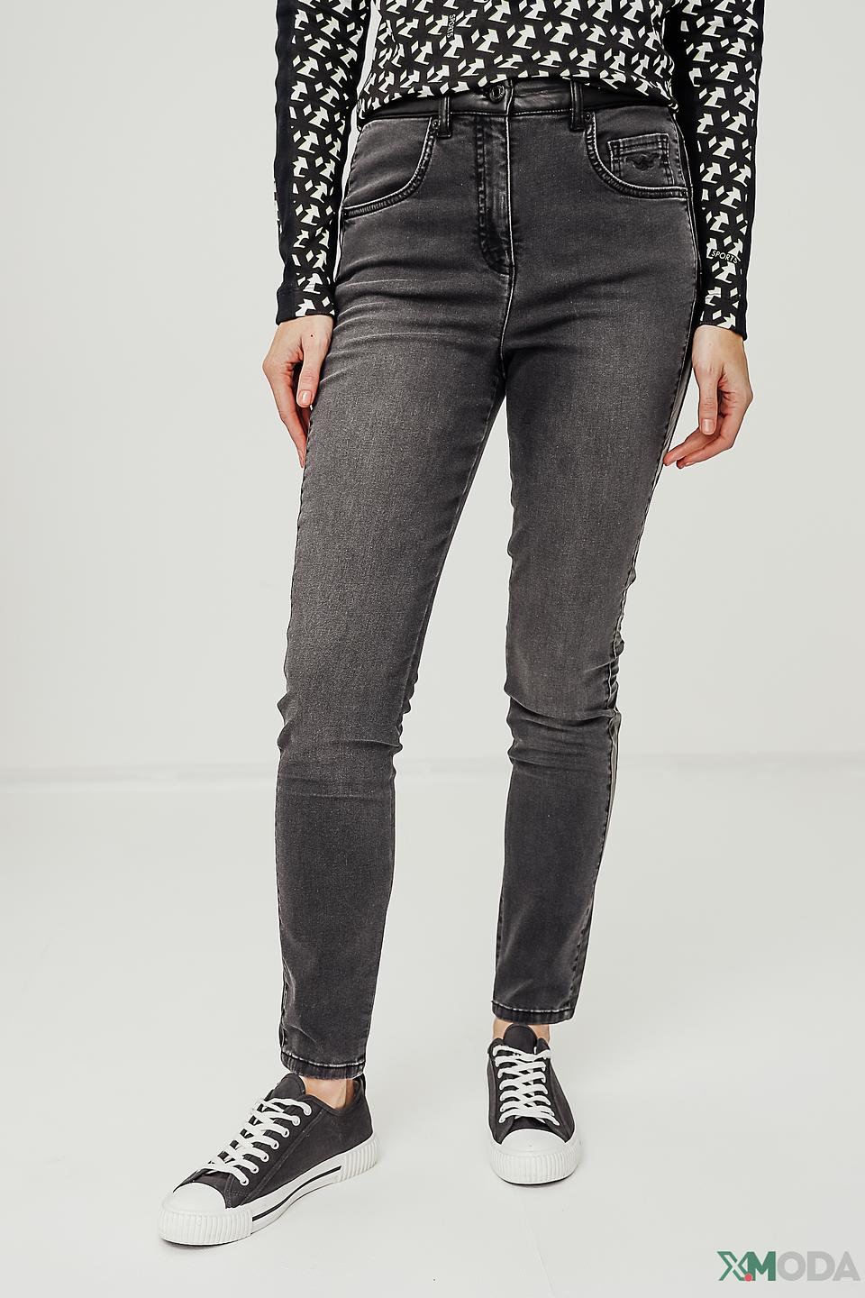 Джинсы скинни Marc Aurel серые