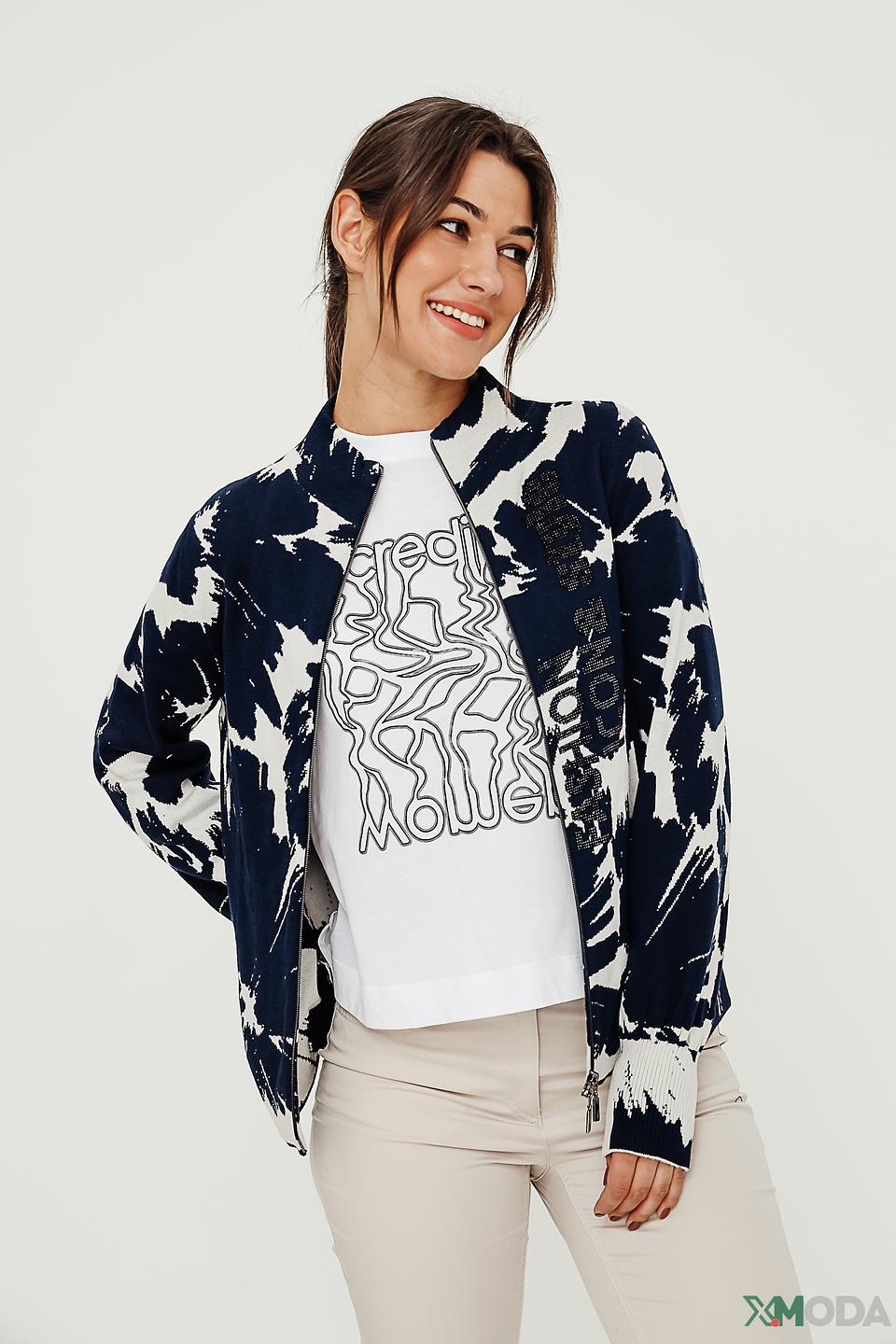 Жакет Monari с абстрактным принтом