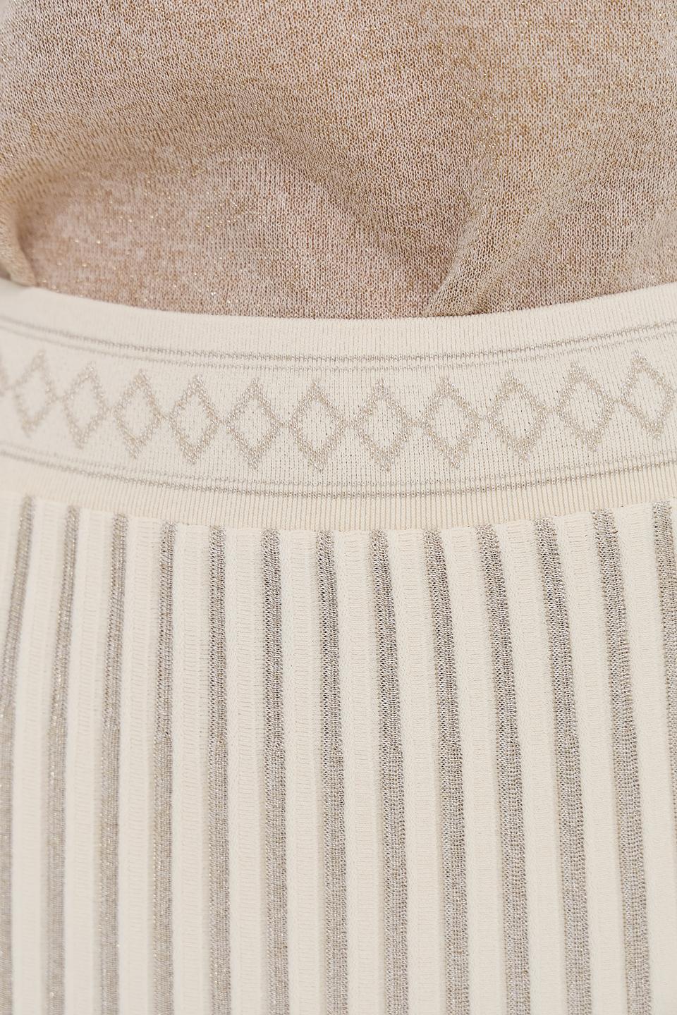 Юбка D. Exterior плиссе бежевая