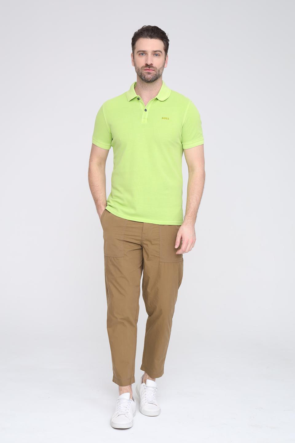 Поло Boss Orange салатовое