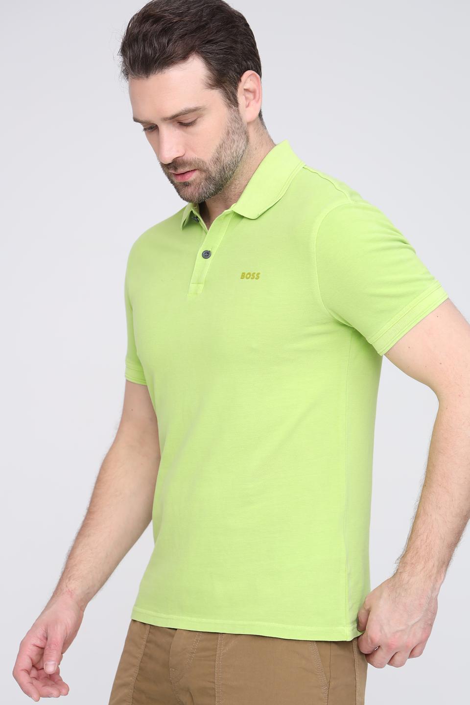 Поло Boss Orange салатовое