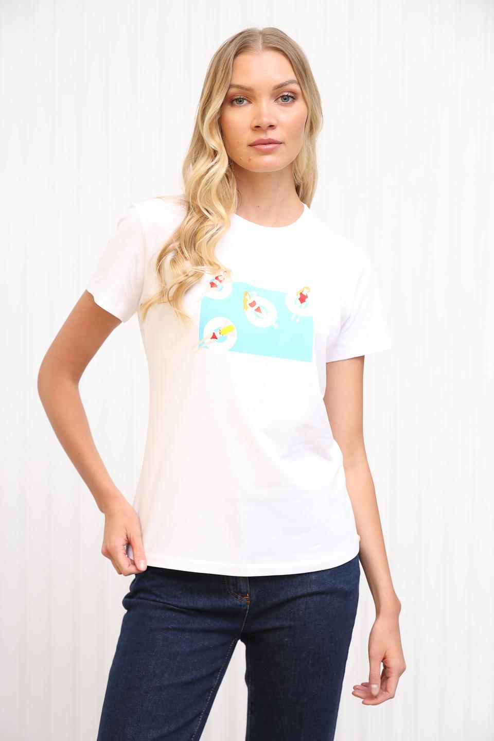 Футболка Penny Black с принтом белый