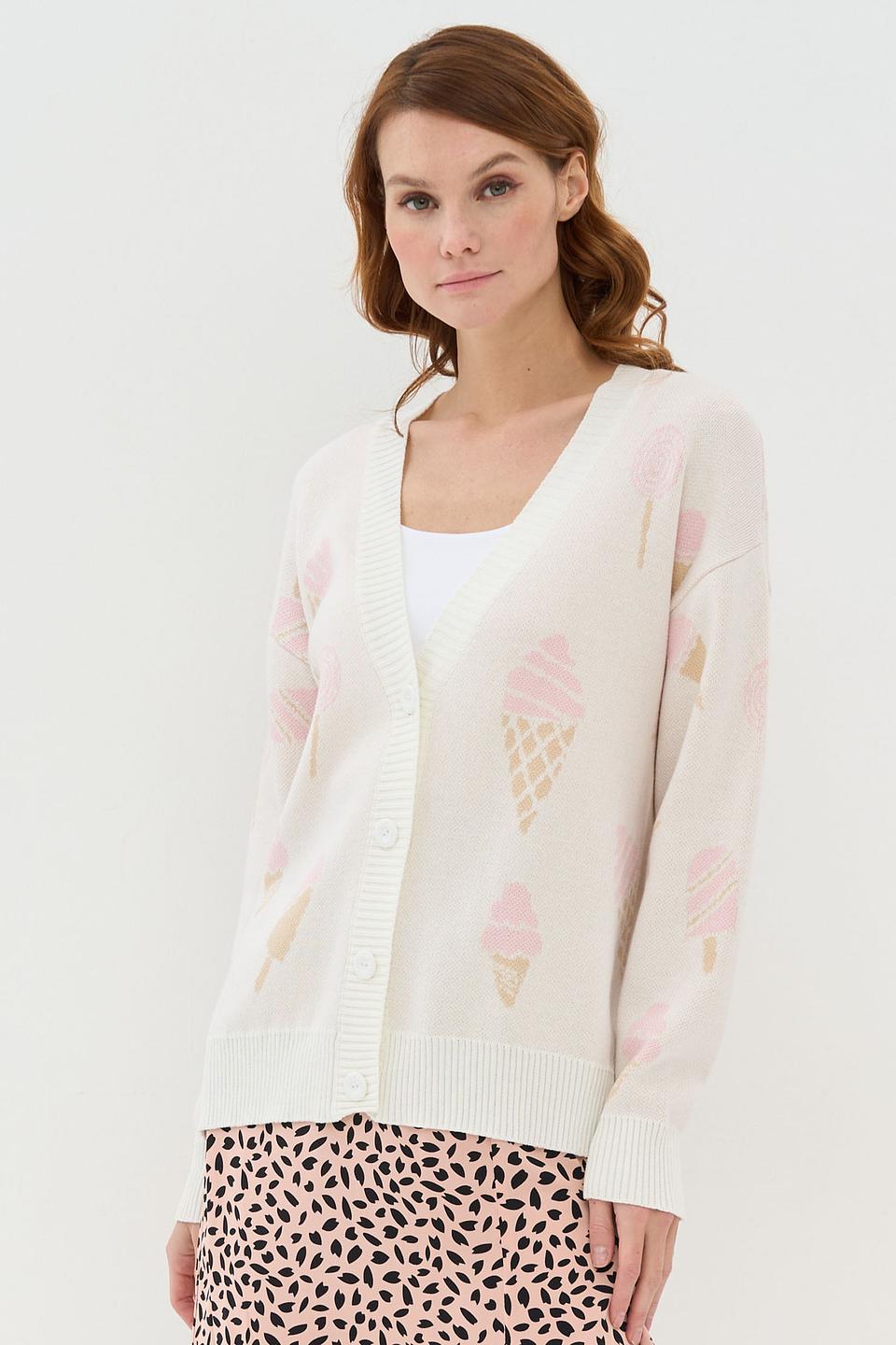 Кардиган BE YOU с принтом мороженое