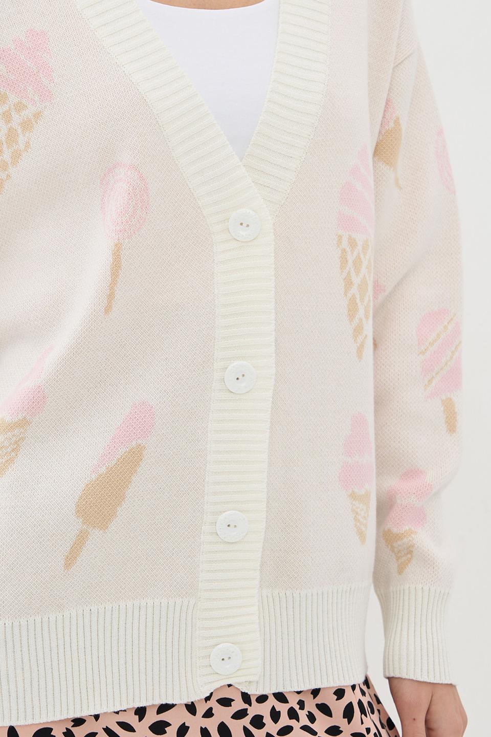 Кардиган BE YOU с принтом мороженое