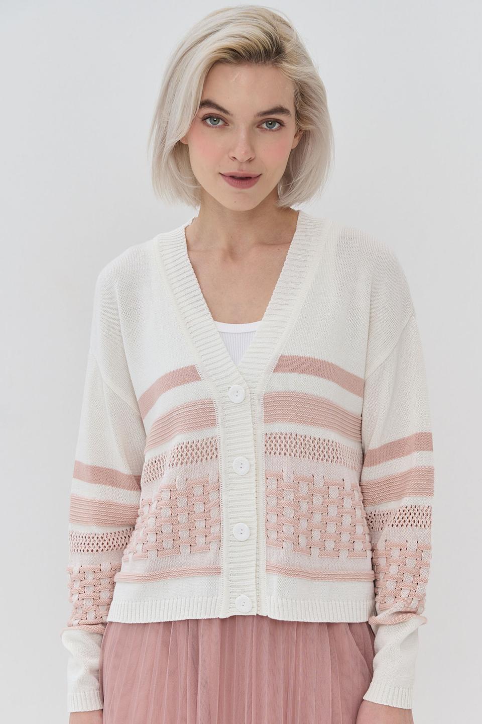 Кардиган VAY полосатый