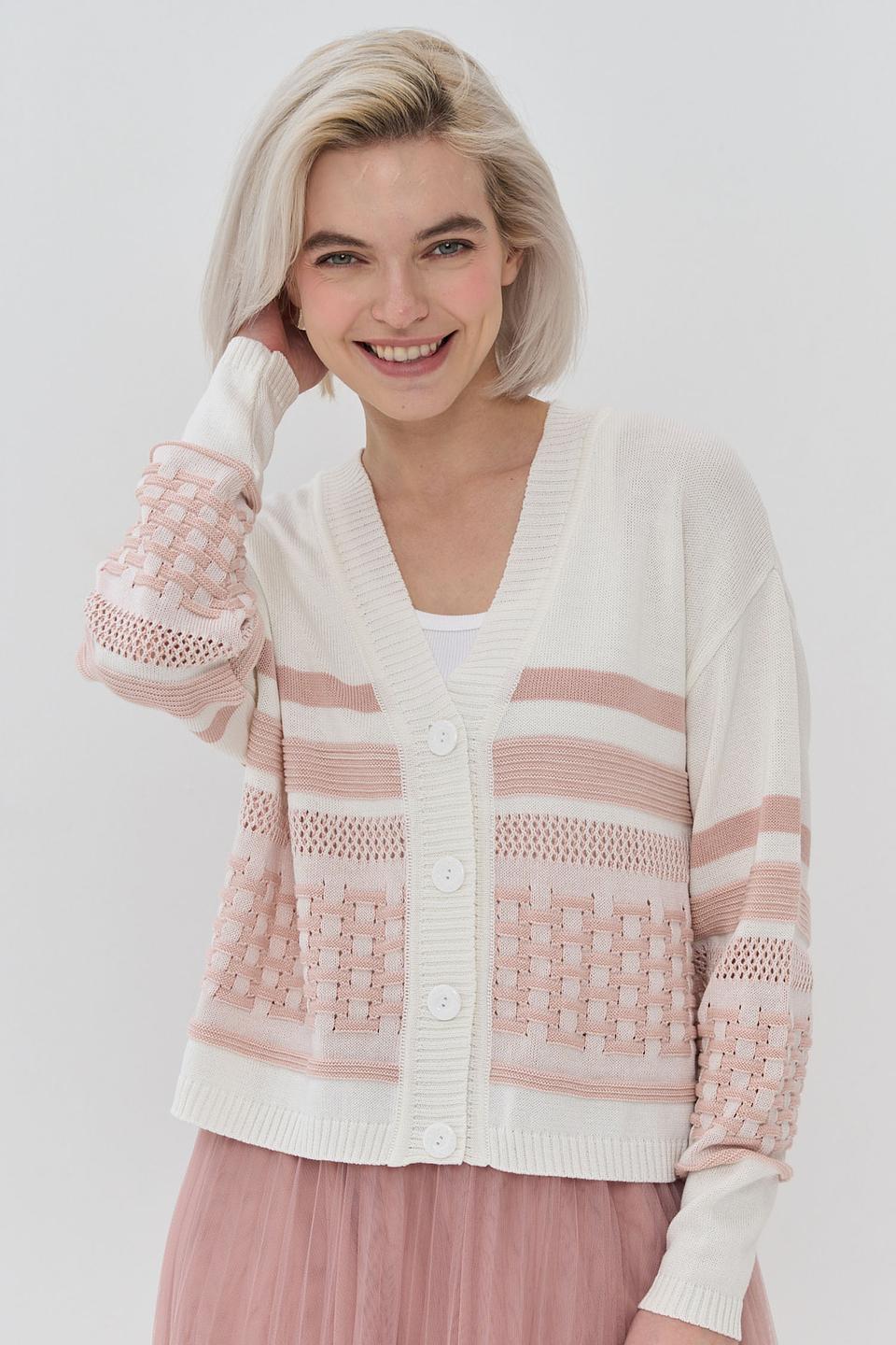 Кардиган VAY полосатый