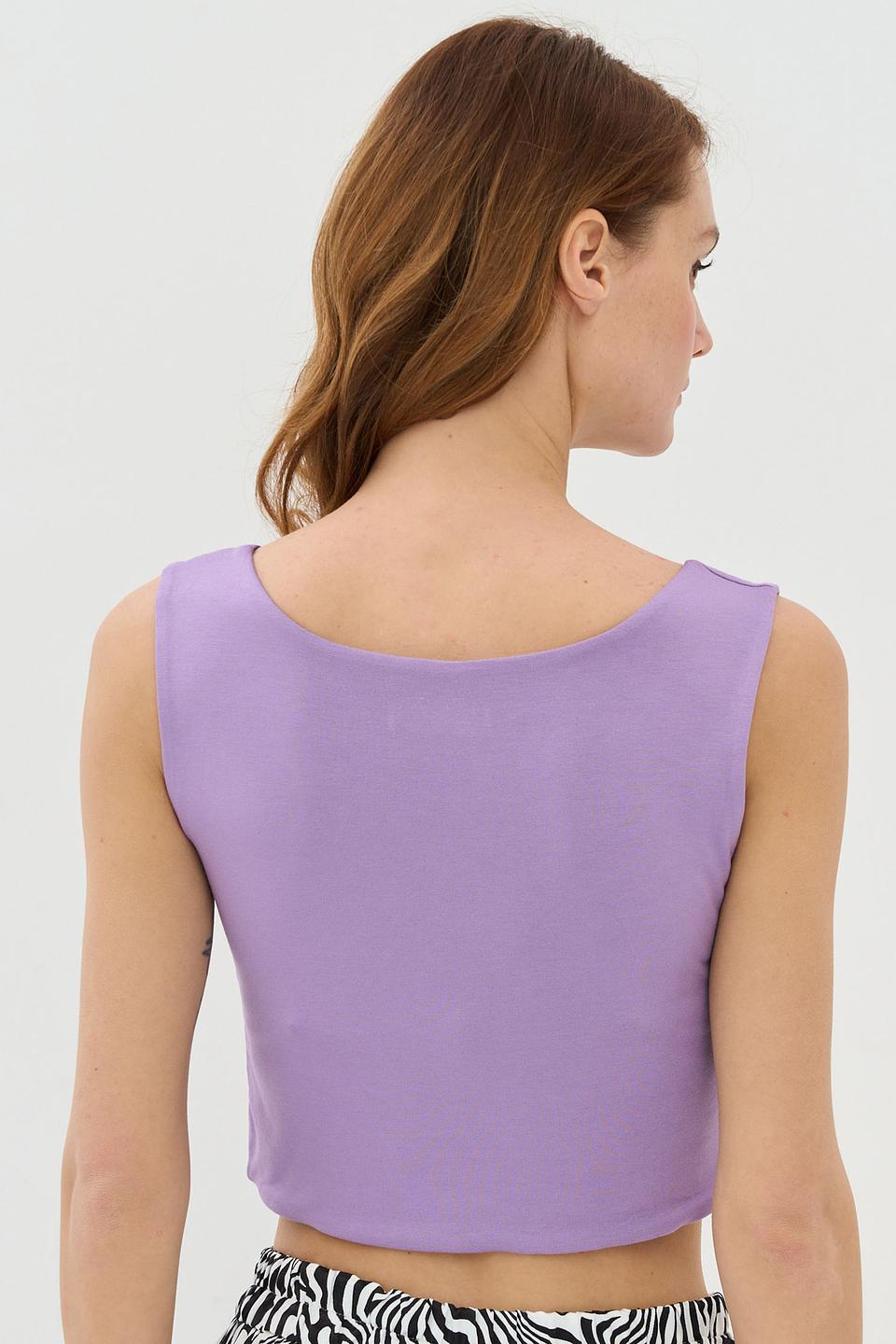 Топ VAY базовый лавандовый