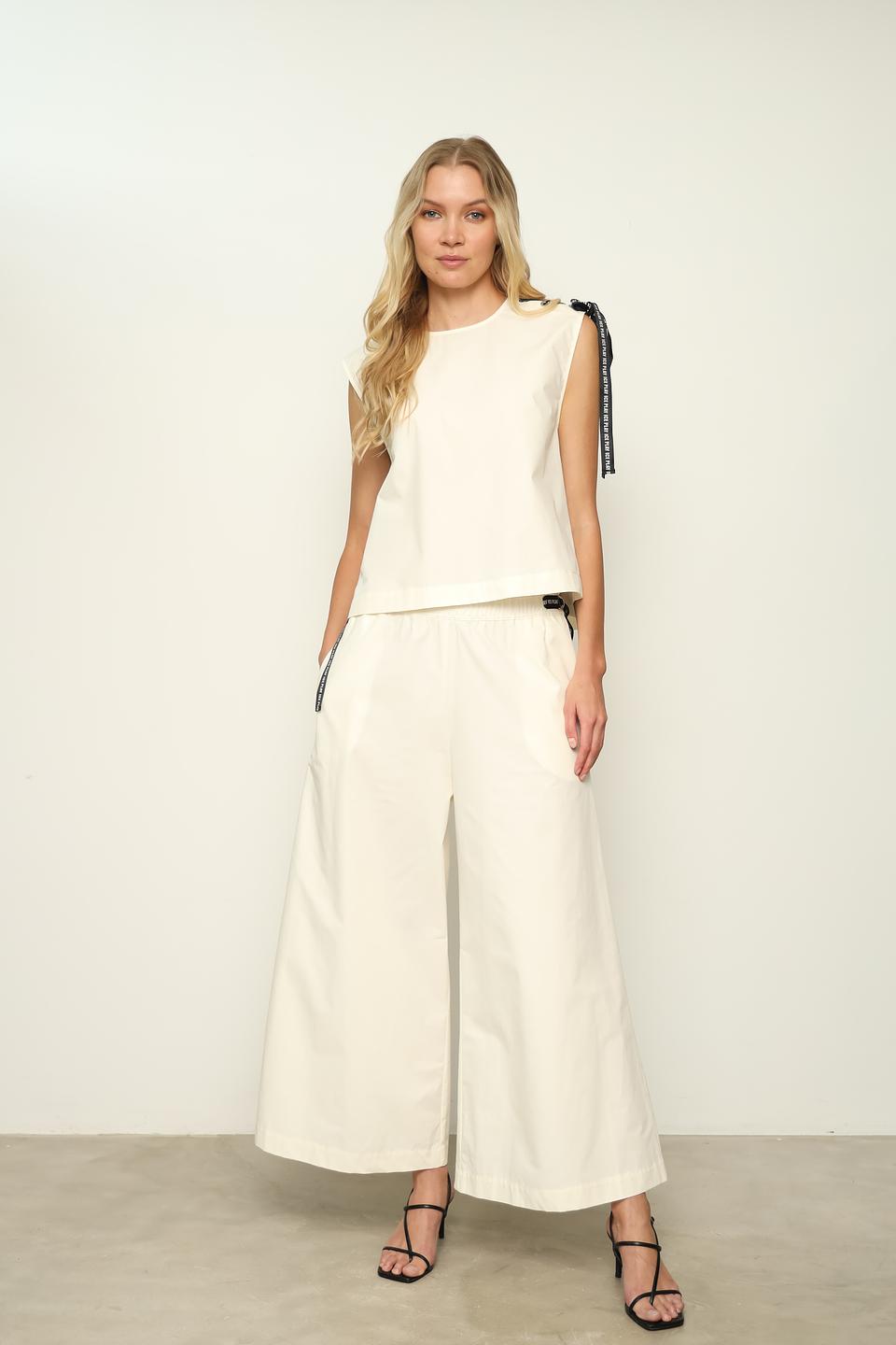 Брюки палаццо Ice Play бежевые