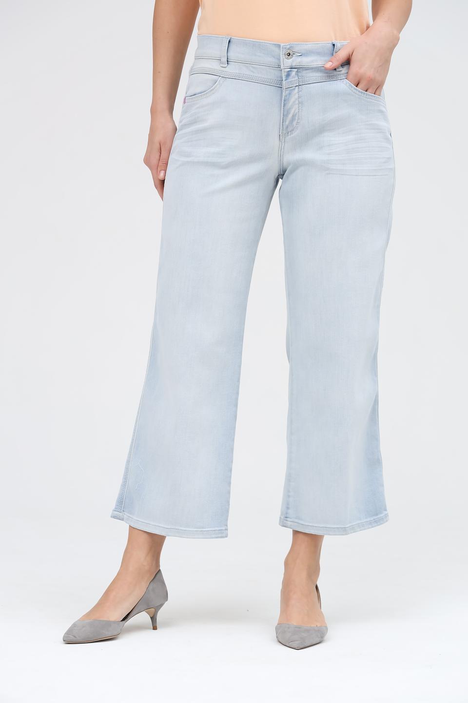 Джинсы Angels клеш светло-голубые