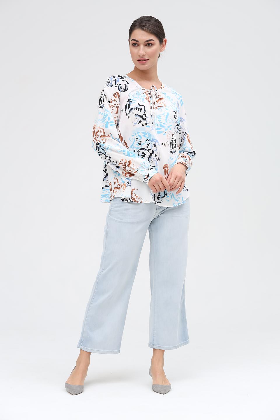 Джинсы Angels клеш светло-голубые