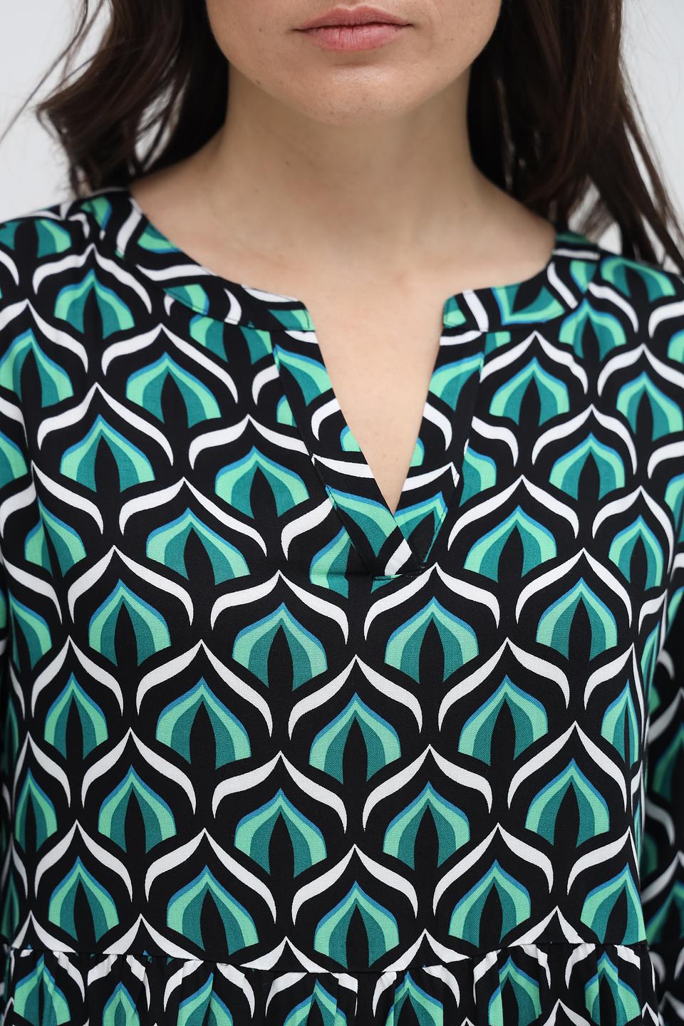 Платье Via Appia с геометрическим принтом