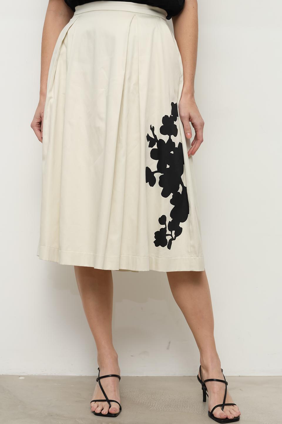 Юбка Taifun с цветочным принтом