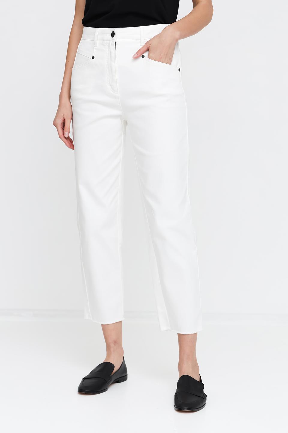 Джинсы Pezzo укороченные белые