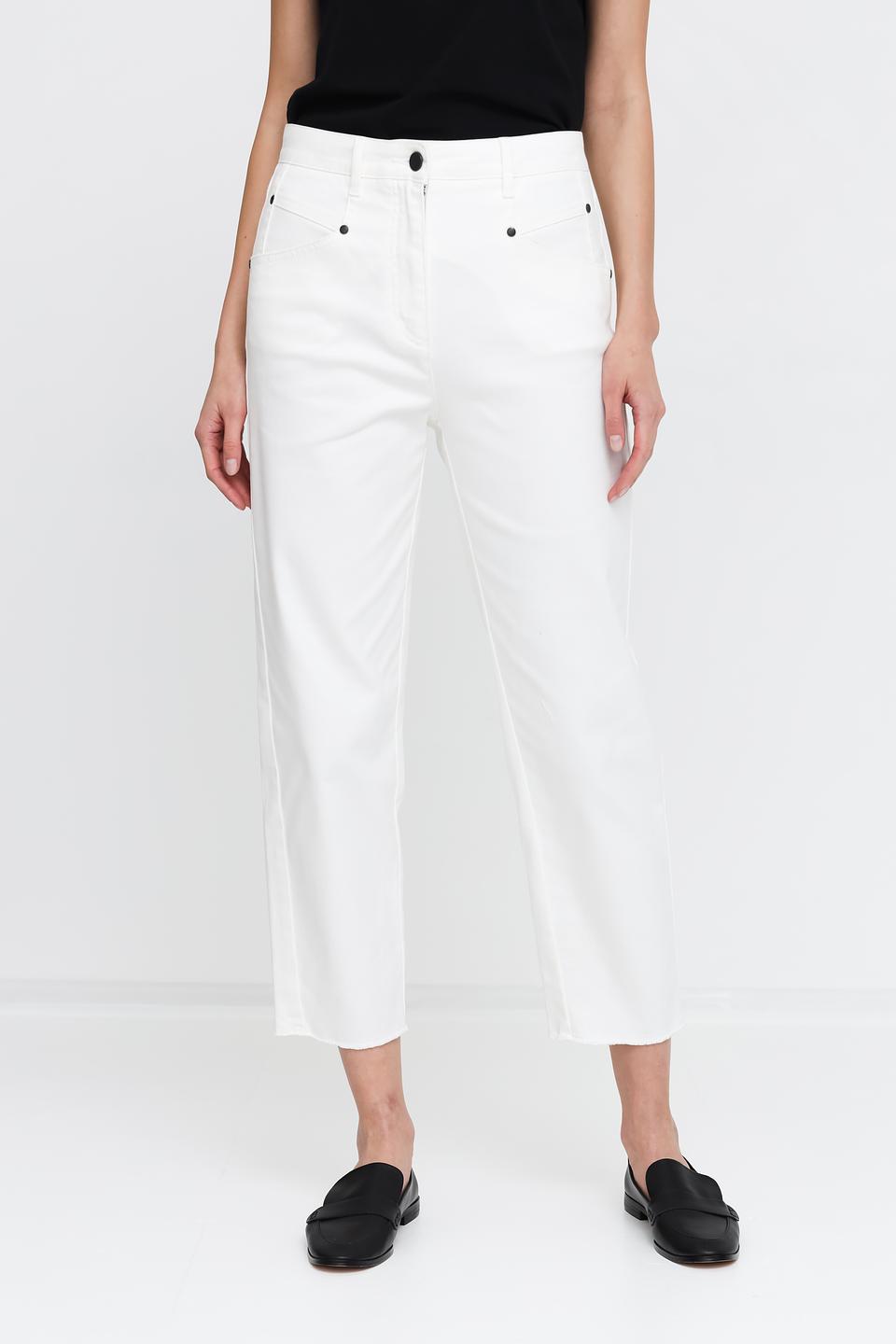 Джинсы Pezzo укороченные белые