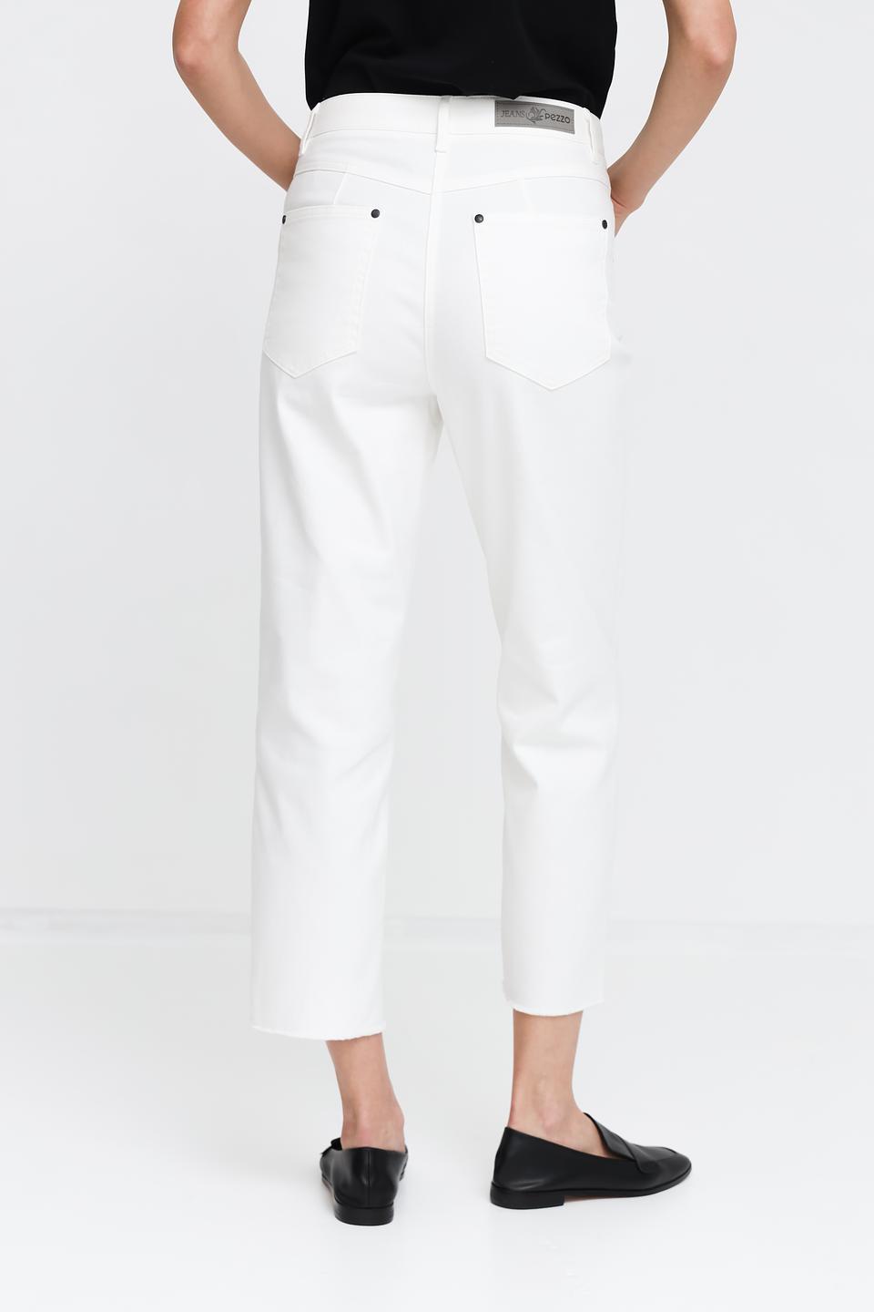 Джинсы Pezzo укороченные белые