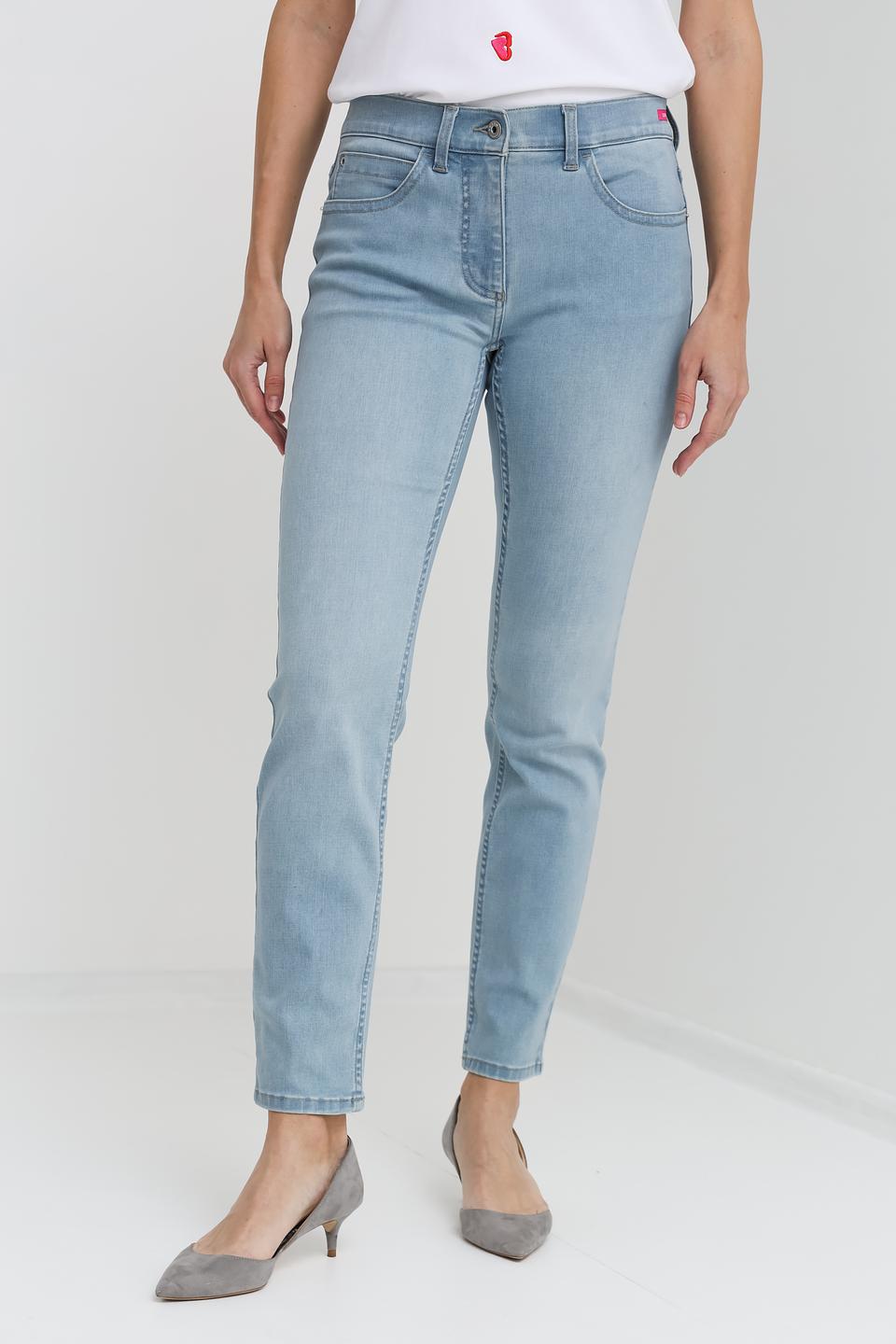 Джинсы Pezzo голубые зауженные