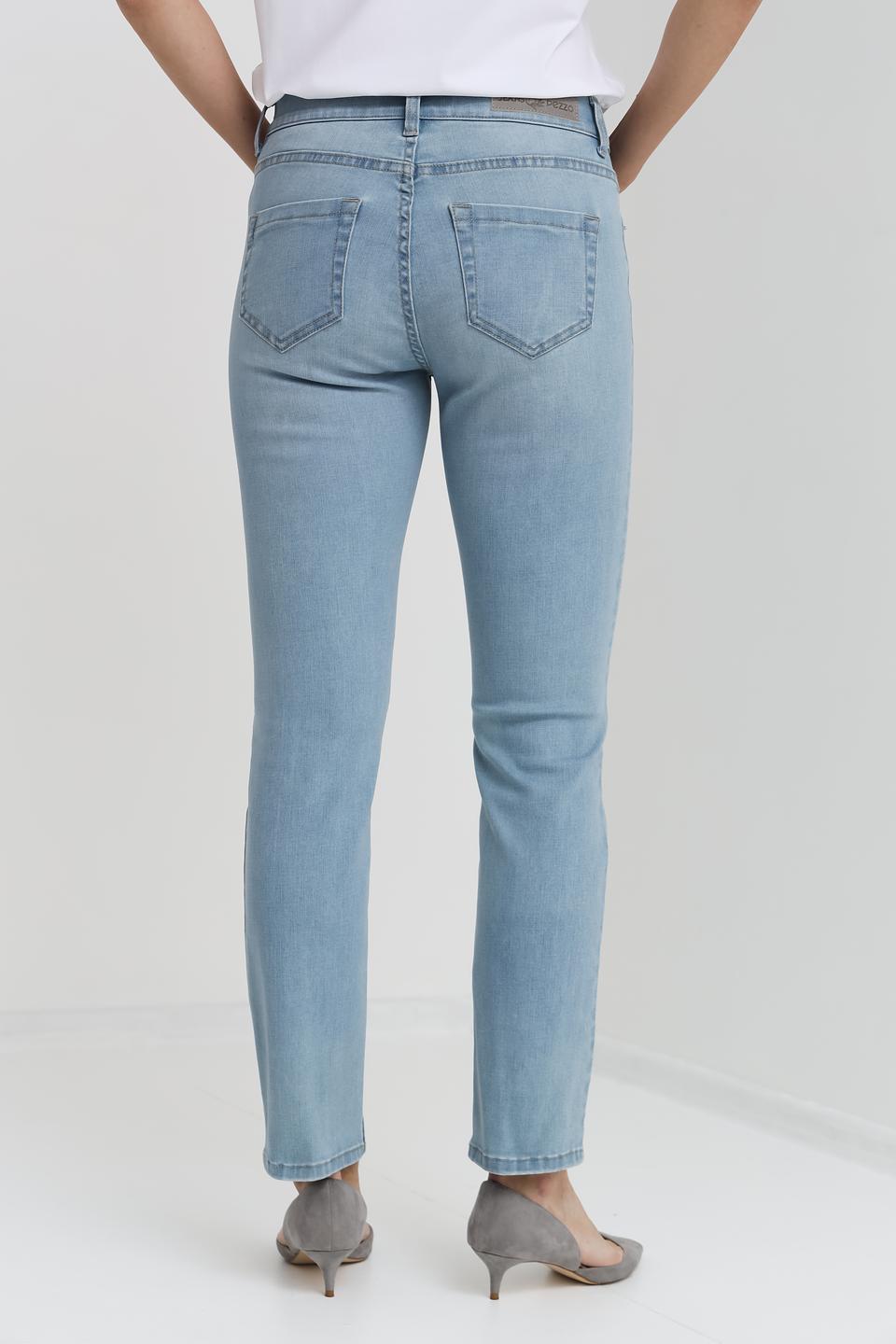 Джинсы Pezzo голубые зауженные