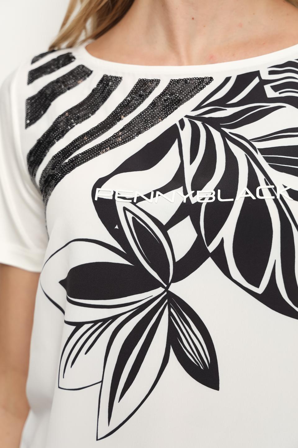 Блуза Penny Black с тропическим принтом