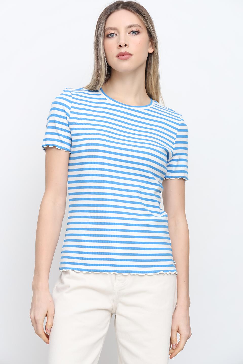 Футболка Tom Tailor в полоску голубую