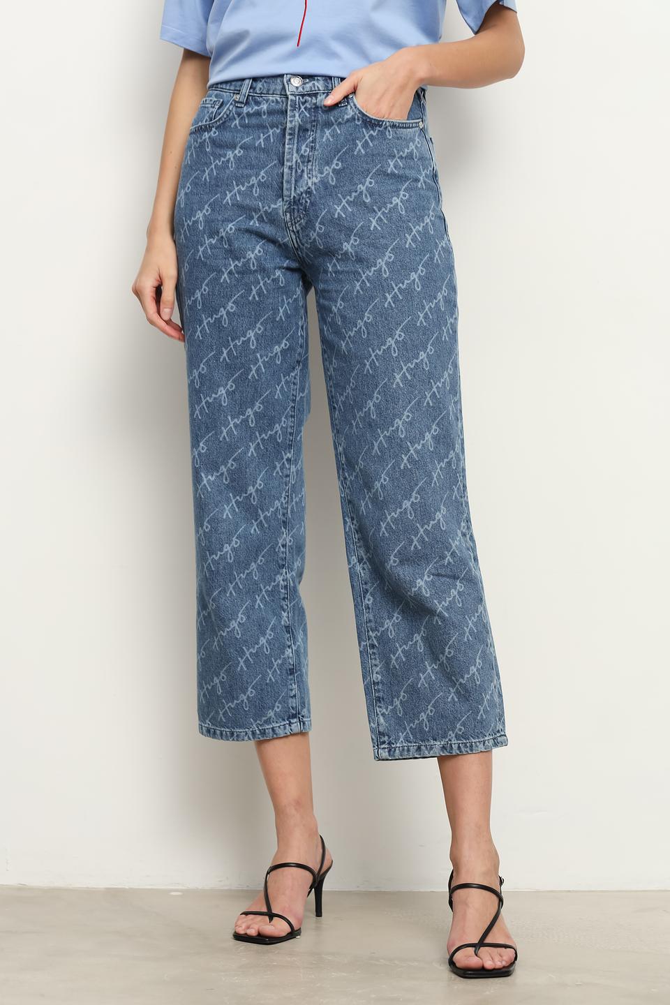 Джинсы Hugo с логотипом