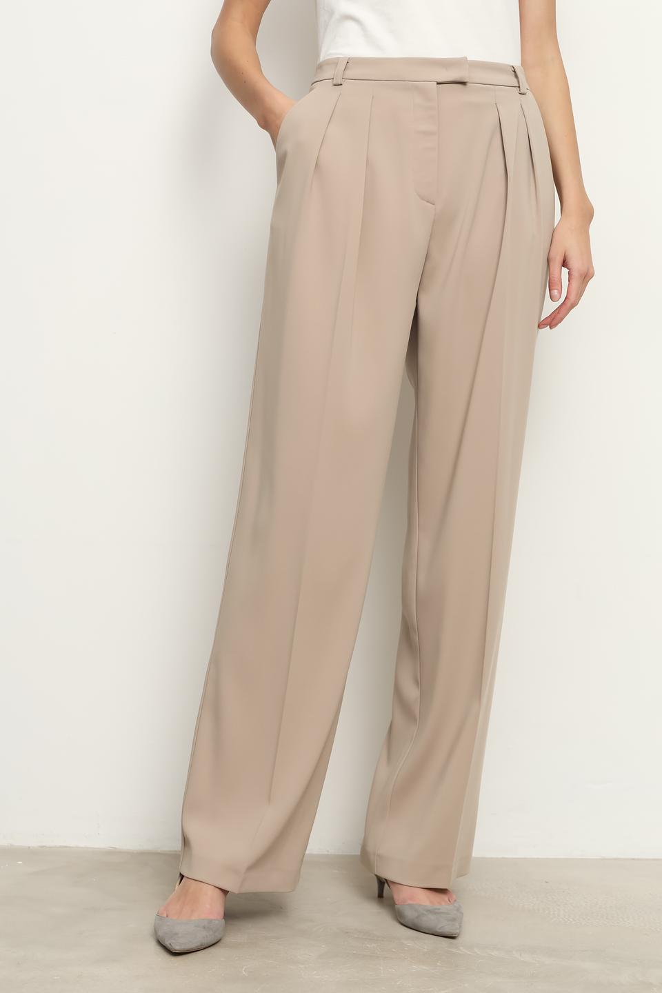 Брюки Patrizia Pepe бежевые