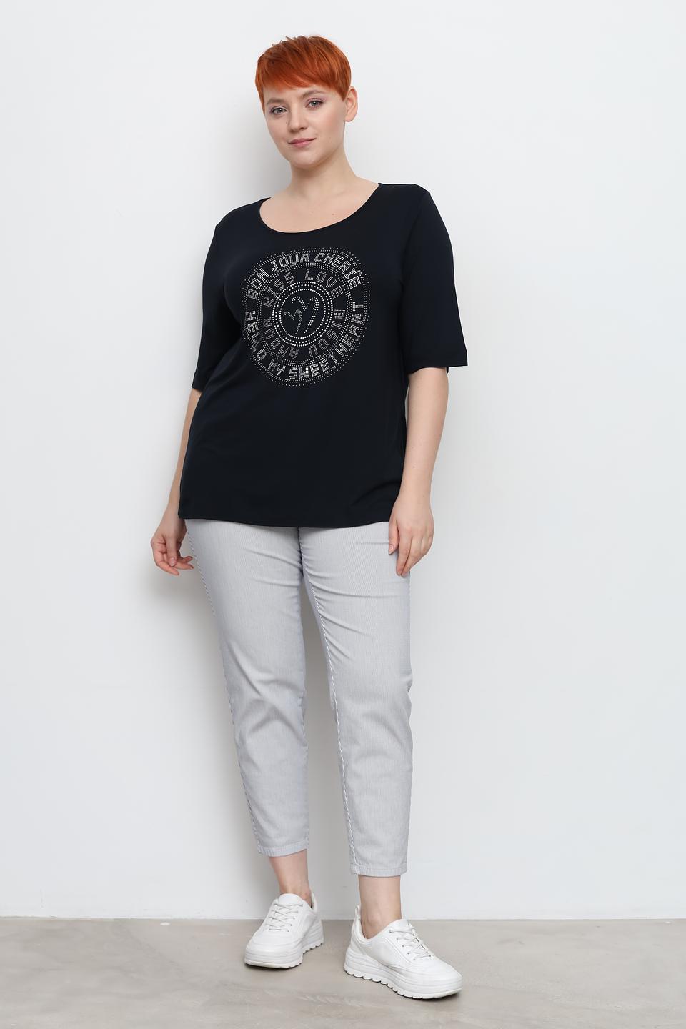 Брюки Toni collection в полоску серые