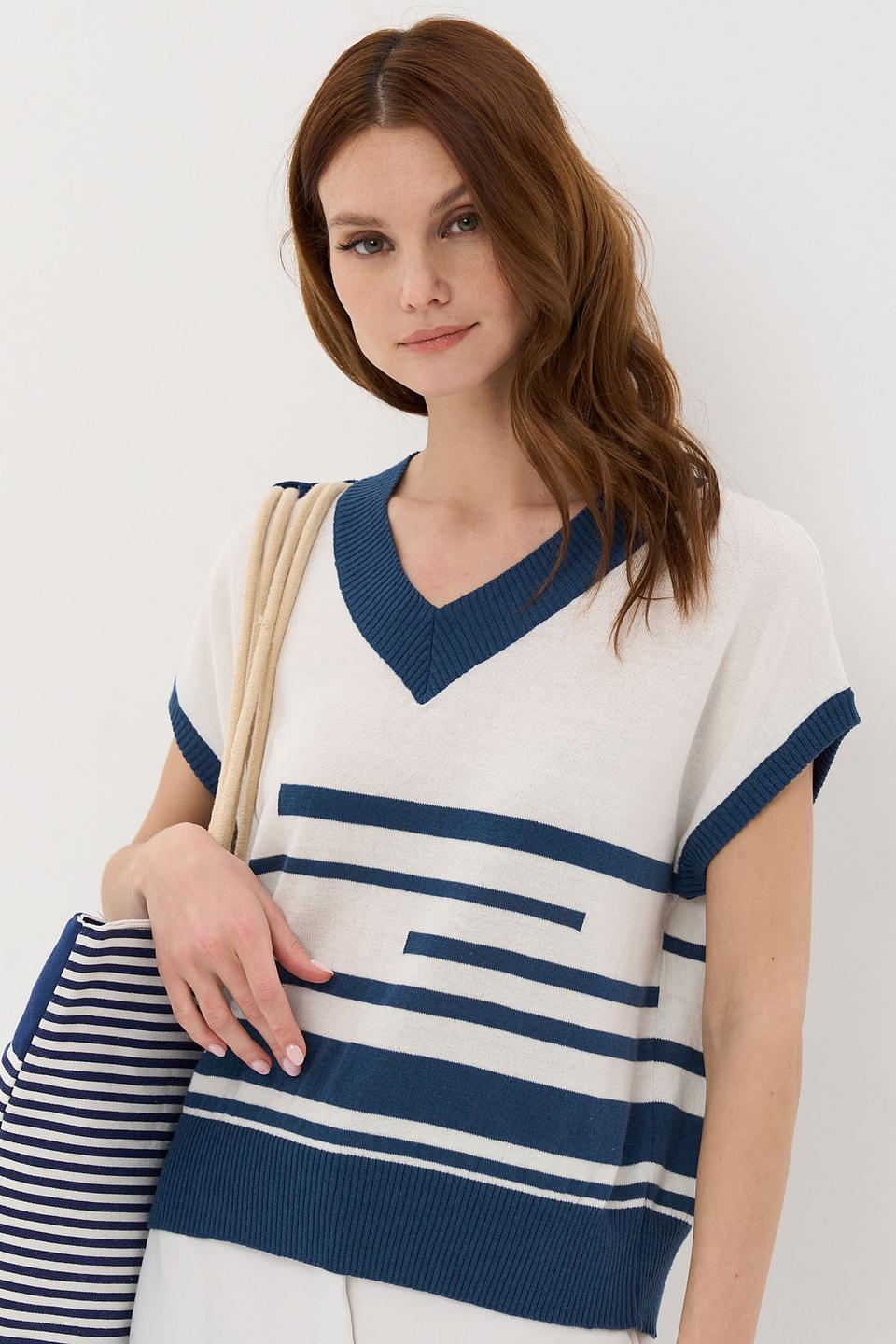 Жилет BE YOU в полоску