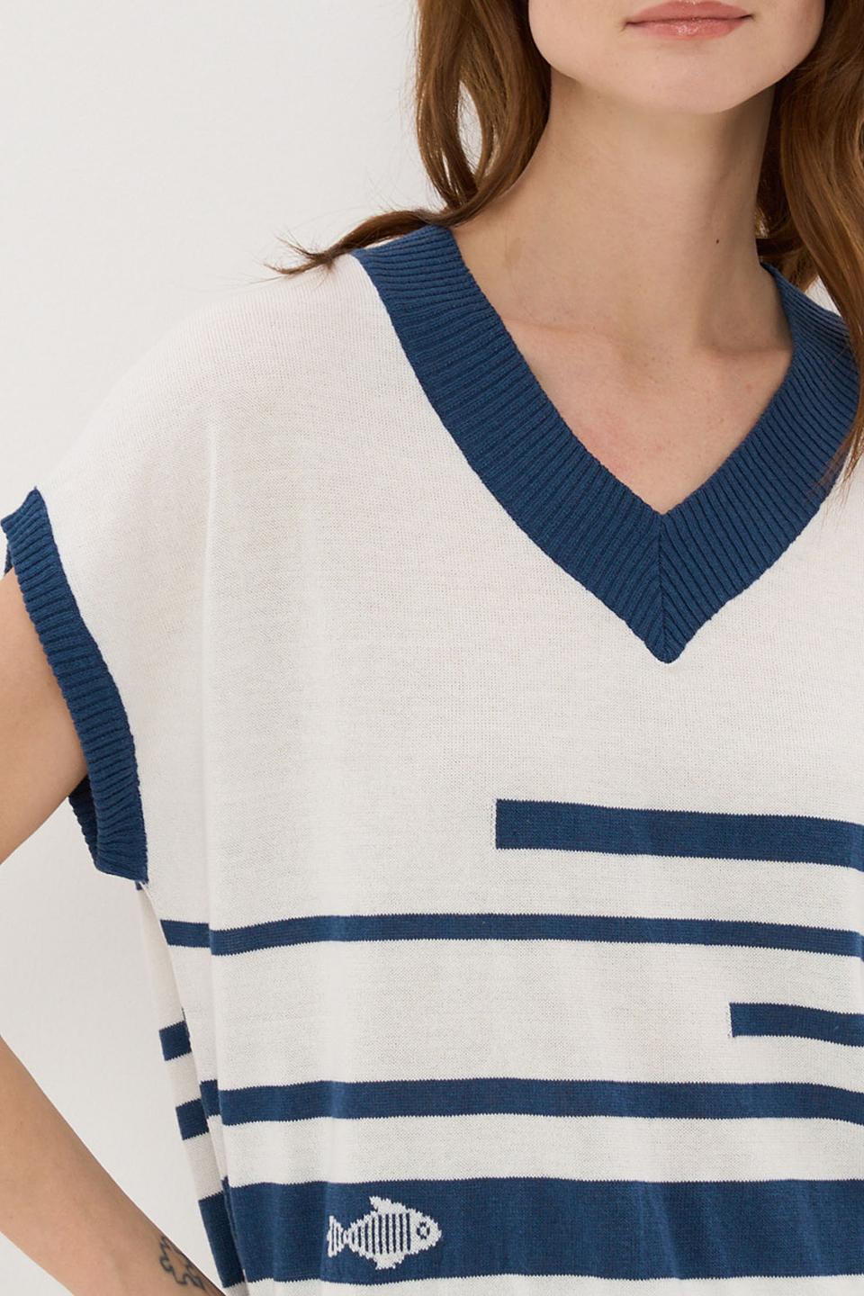 Жилет BE YOU в полоску