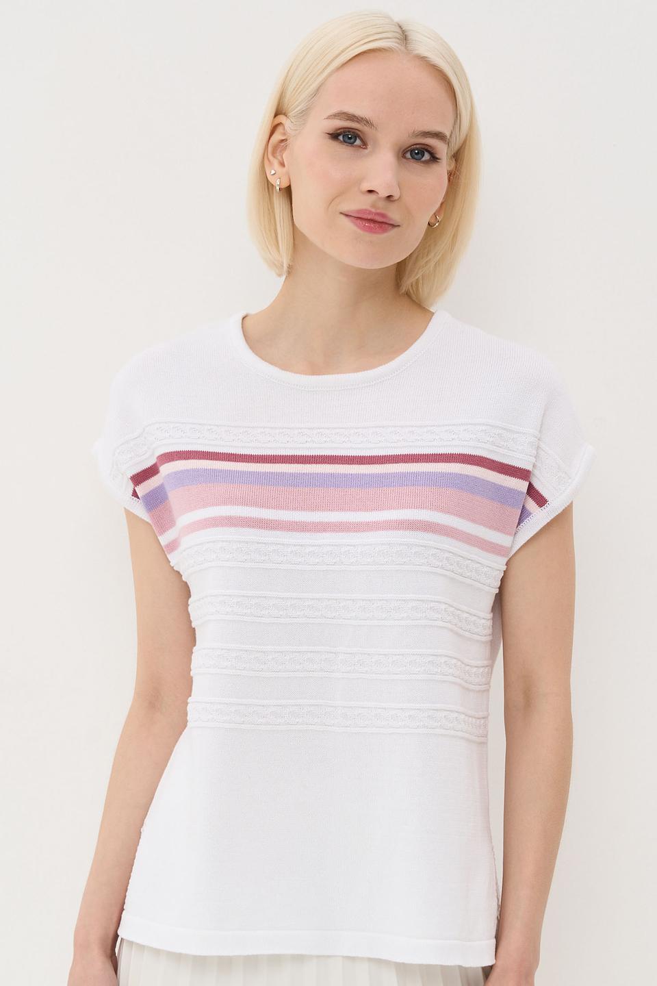 Пуловер NEWVAY в полоску