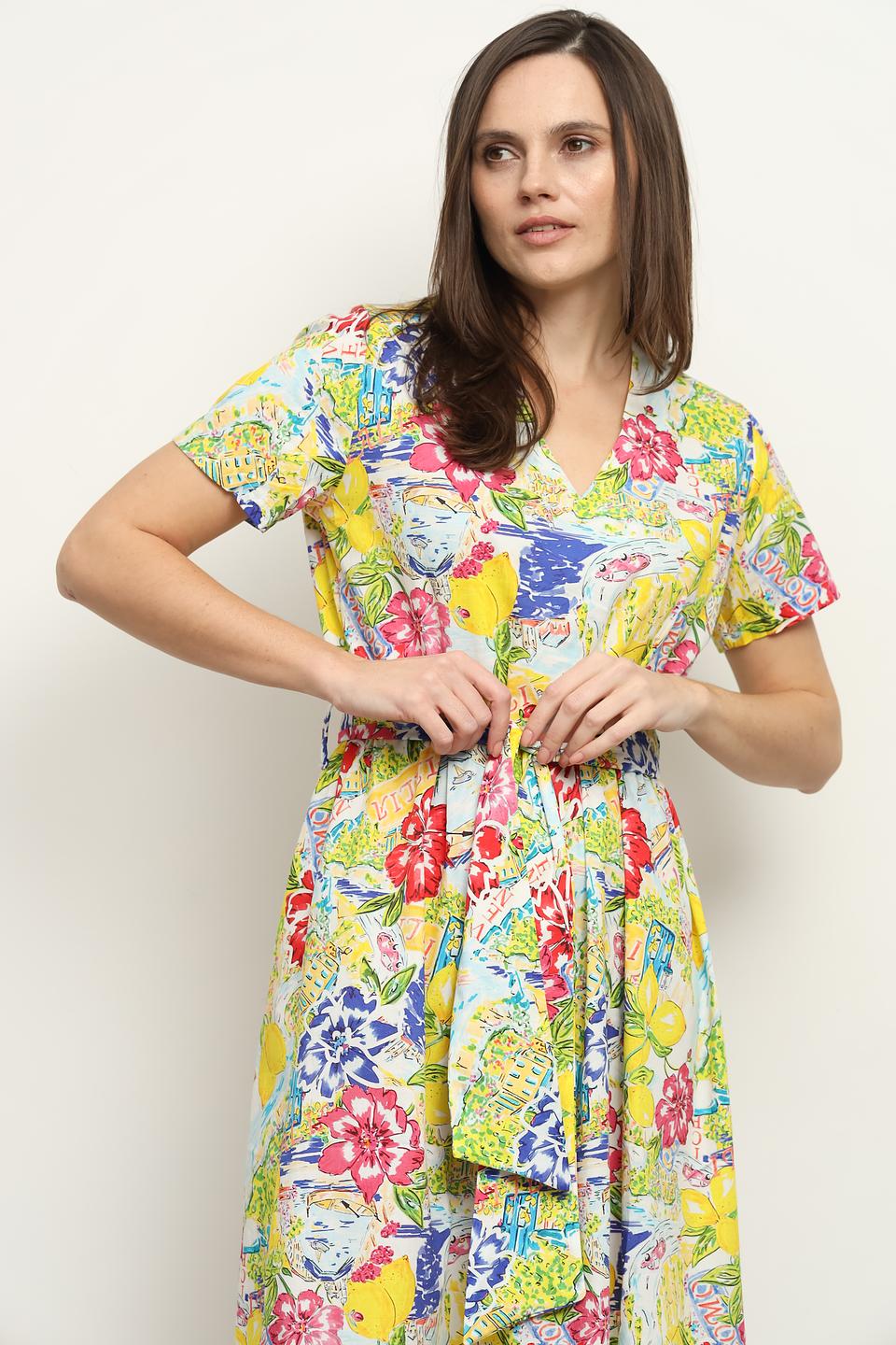 Платье Leo & Ugo с цветочным принтом