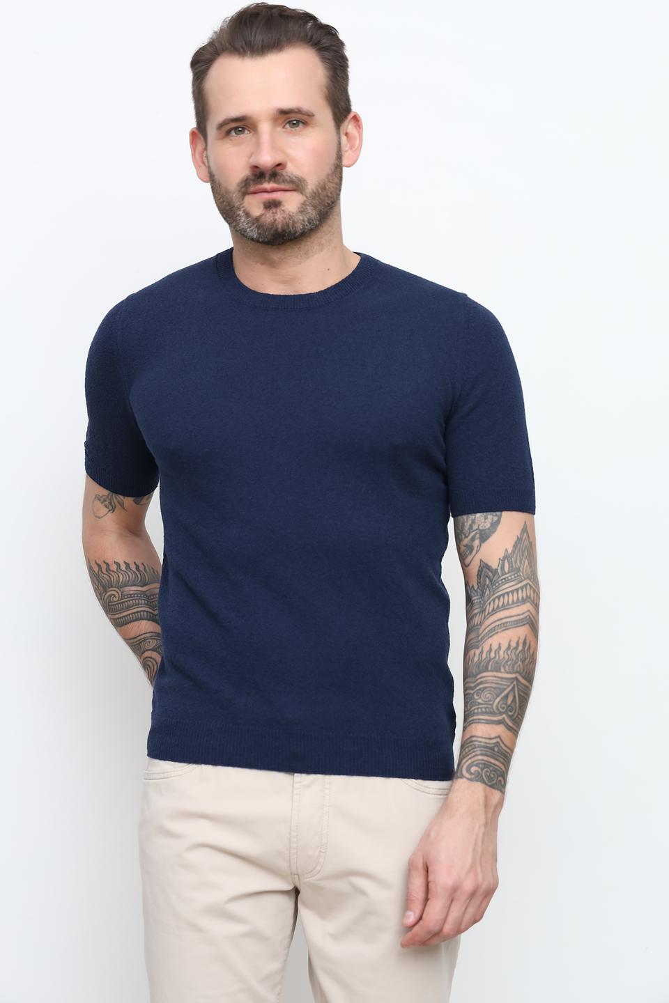 Футболка Gran Sasso темно-синяя