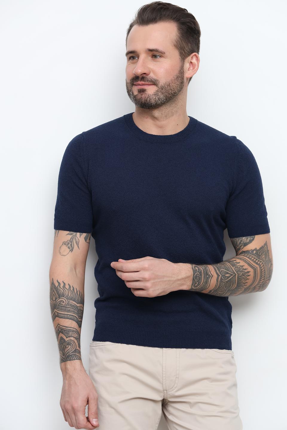 Футболка Gran Sasso темно-синяя