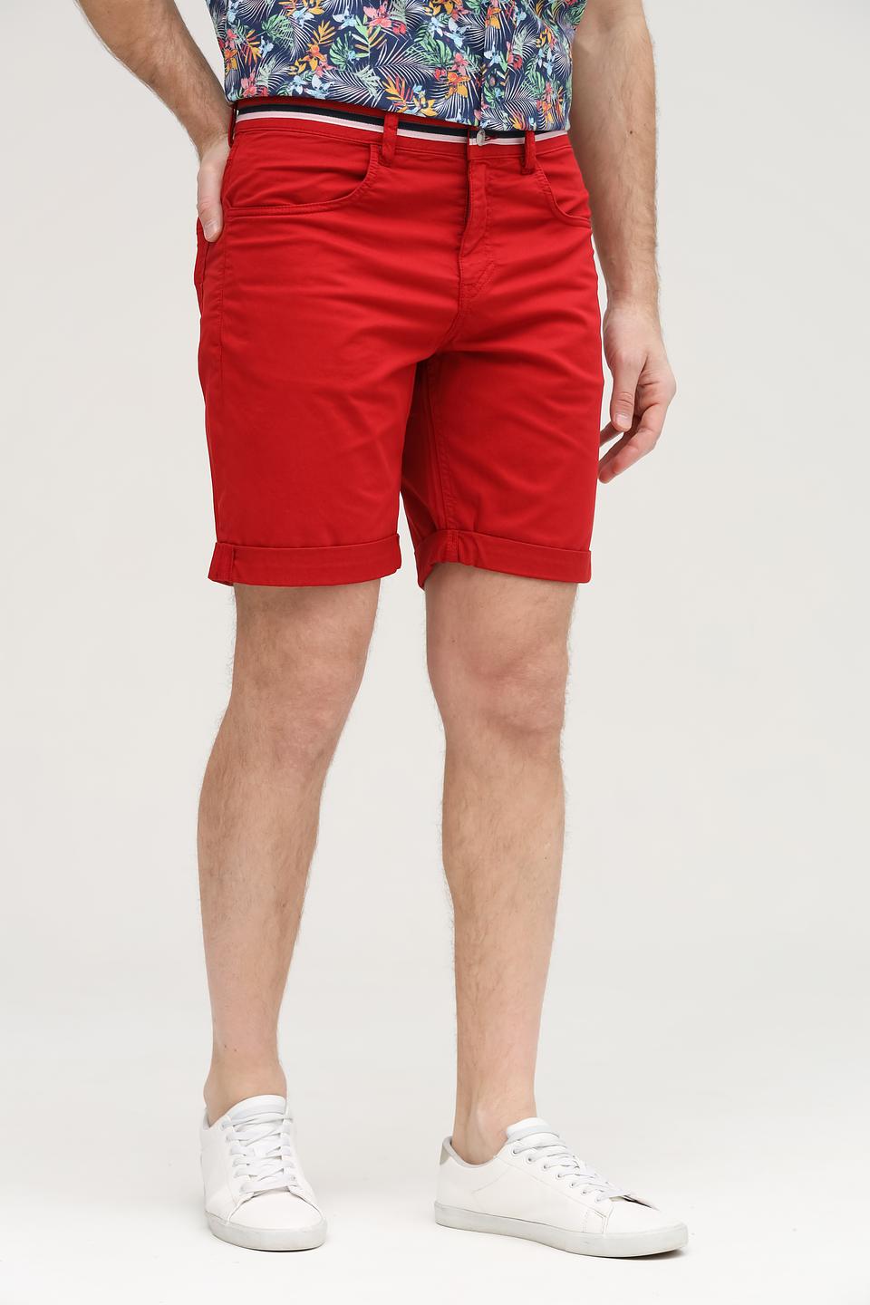 Шорты Hechter красные с манжетами