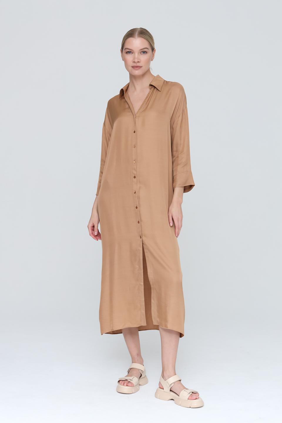 Платье Penny Black бежевое рубашка