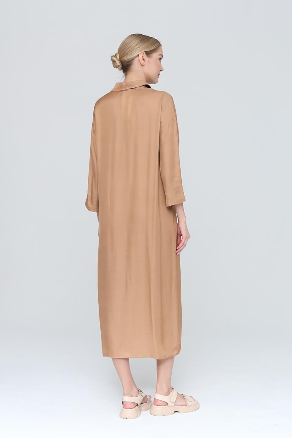 Платье Penny Black бежевое рубашка