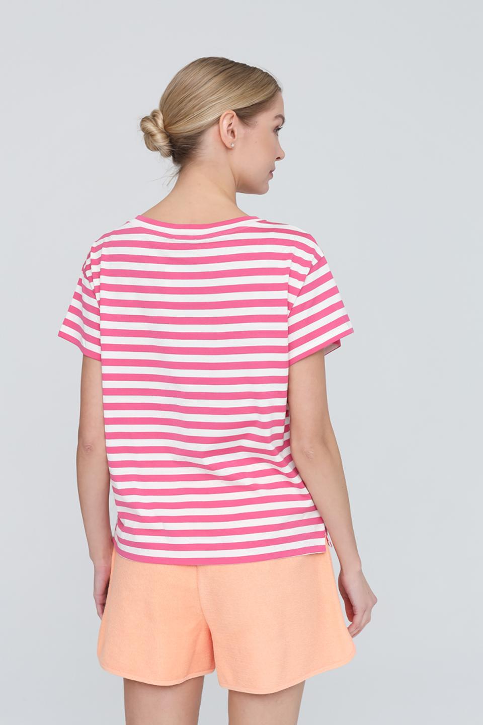 Футболка Penny Black в полоску с цветами