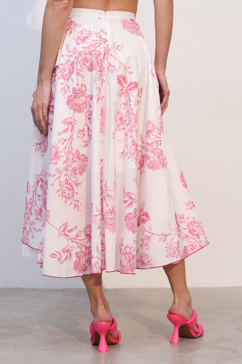 Юбка Tricot Chic с цветочным принтом