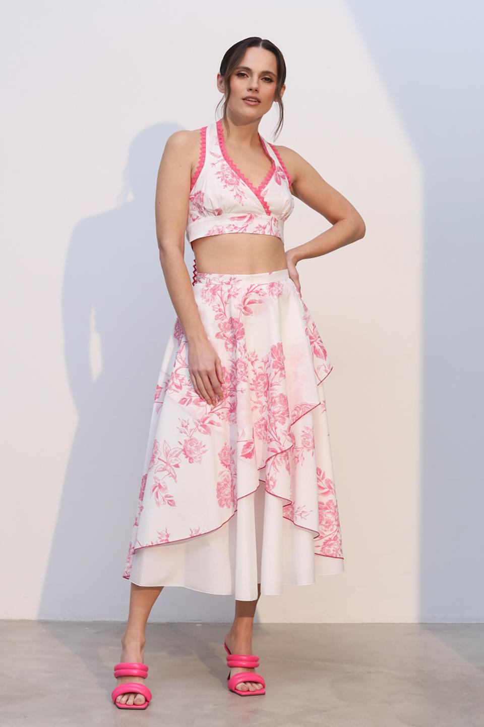 Топ Tricot Chic с цветочным принтом