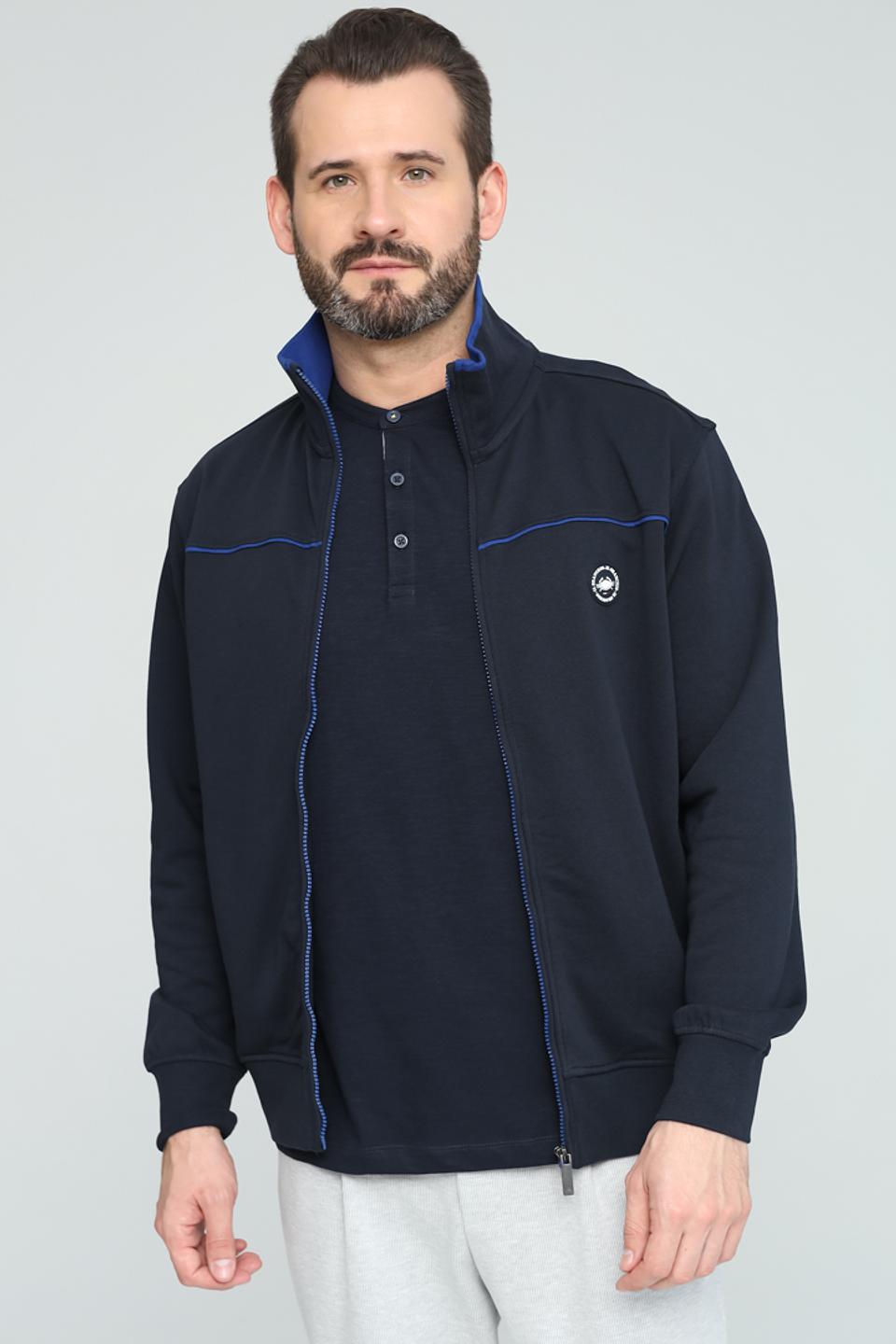 Кардиган Granchio мужской тёмно-синий