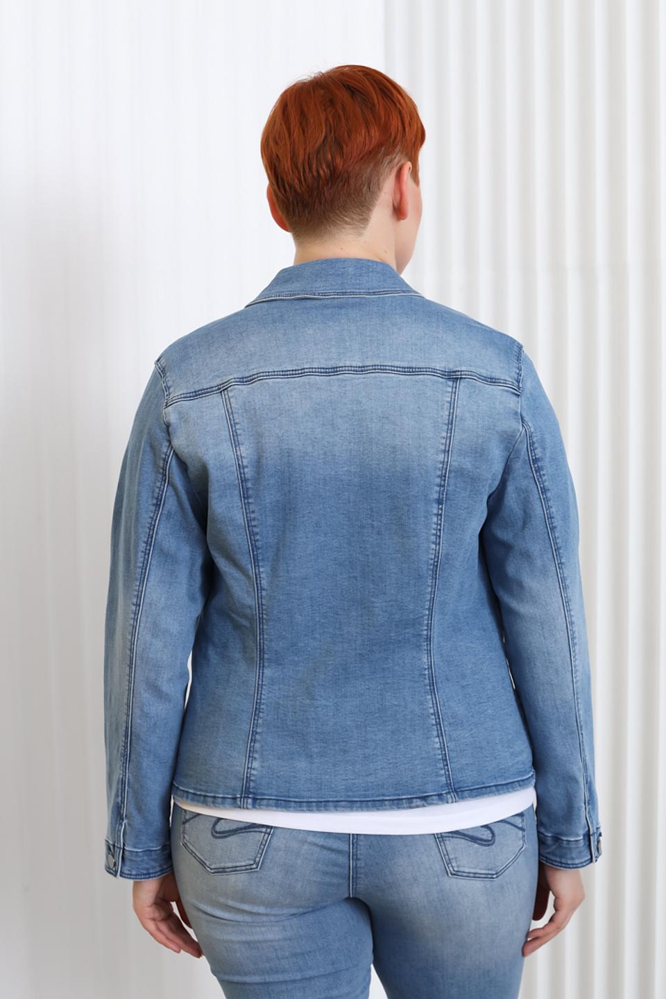 Жакет Lebek джинсовый голубой